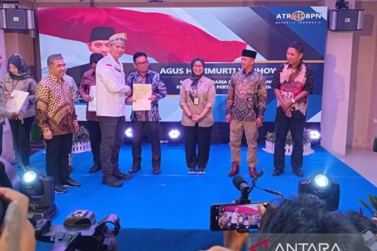 Luncurkan sertipikat elektronik di Pekanbaru, Menteri ATR/BPN basmi praktik mafia tanah