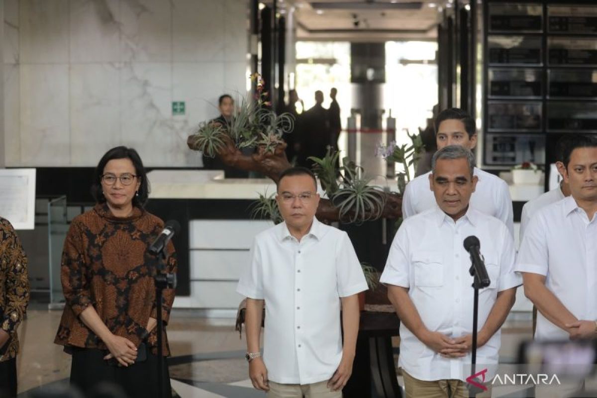 Dasco pimpin Tim Gugus Tugas Sinkronisasi Prabowo-Gibran temui Menkeu Sri Mulyani