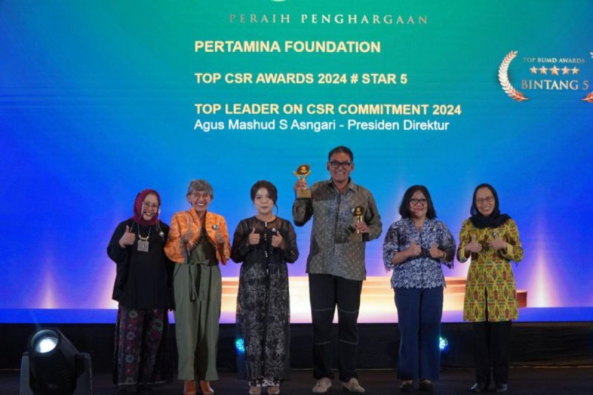 Pertamina Foundation raih TOP CSR Awards 2024