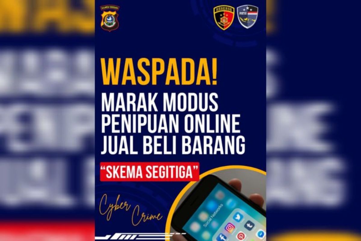 Polda Sultra imbau waspada penipuan online modus skema segitiga