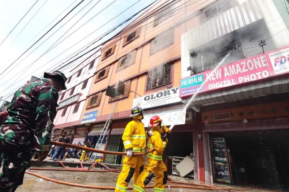 Ruko di Duri Bengkalis terbakar, empat tewas