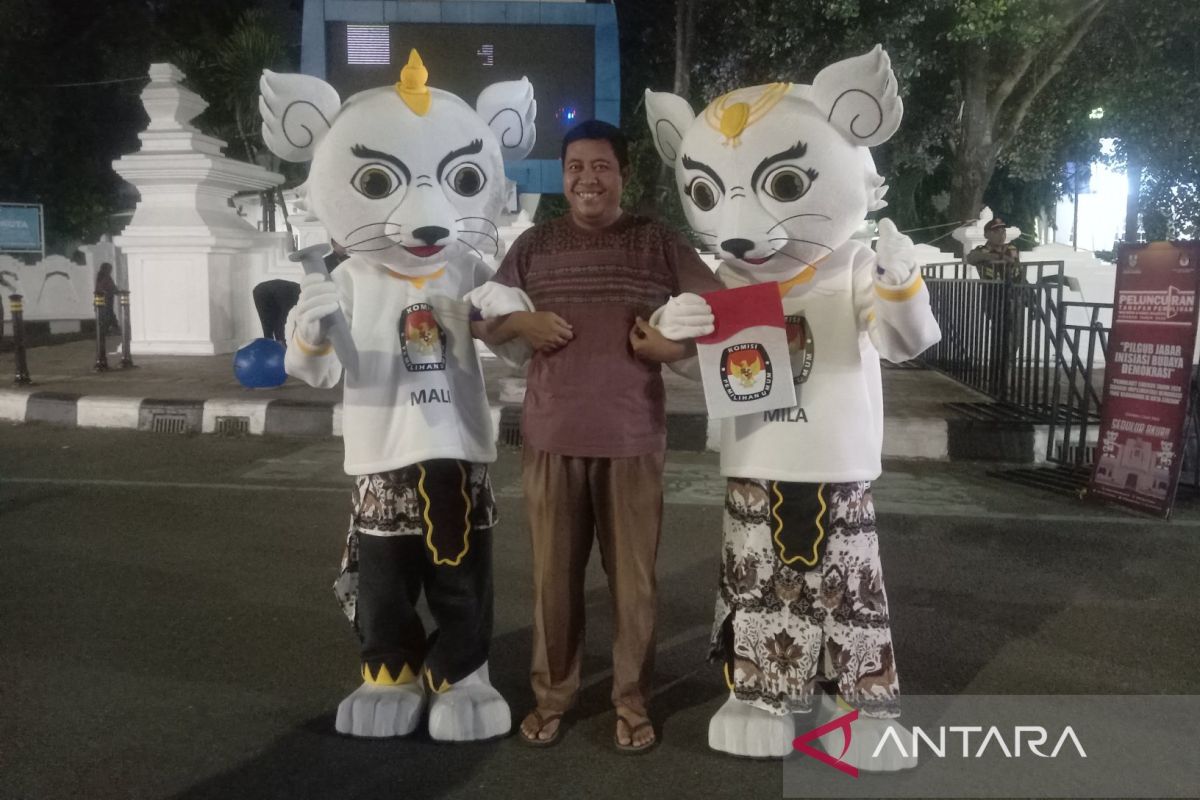 KPU hadirkan Mali dan Mila guna tingkatkan partisipasi di Kota Cirebon