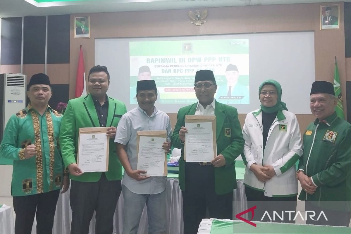 PPP serahkan surat tugas kader maju di tiga pilkada di NTB