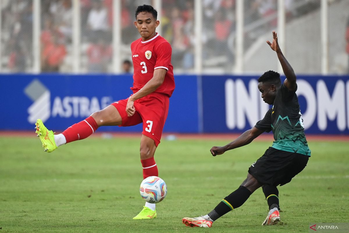 Pemain Rizky Ridho bawa Indonesia unggul 2-0