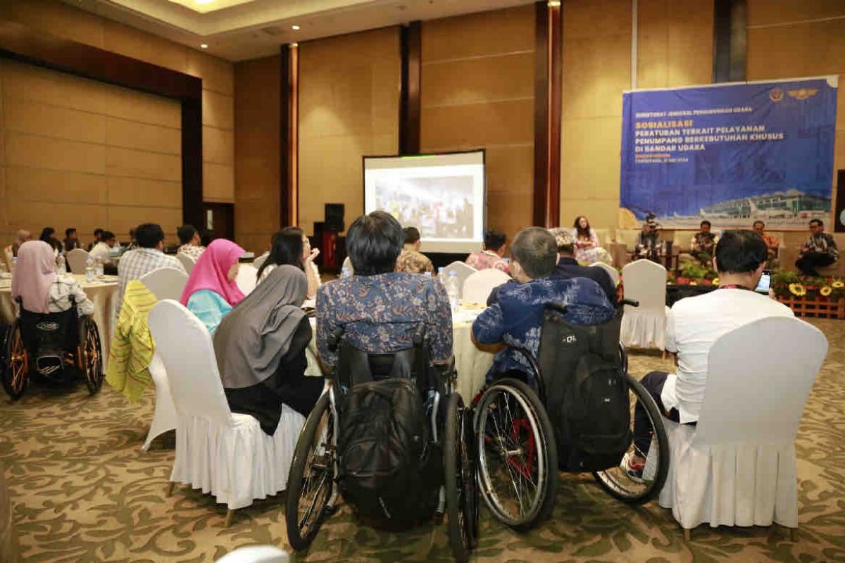 Kemenhub memastikan kualitas layanan bagi berkebutuhan khusus di Bandara