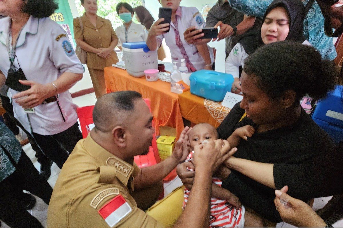 Pemkab Jayapura beri imunisasi anak 0-7 tahun mencegah polio