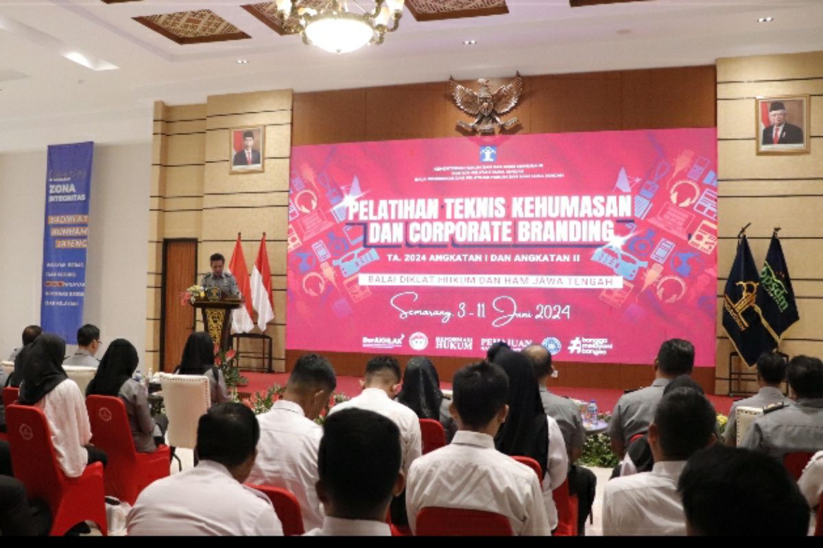 Kembangkan potensi kehumasan, Kemenkumham Jateng gelar pelatihan