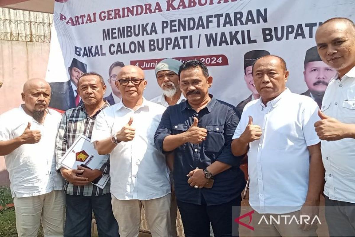 Gerindra Batang terima pendaftaran dua bakal calon Pilkada 2024