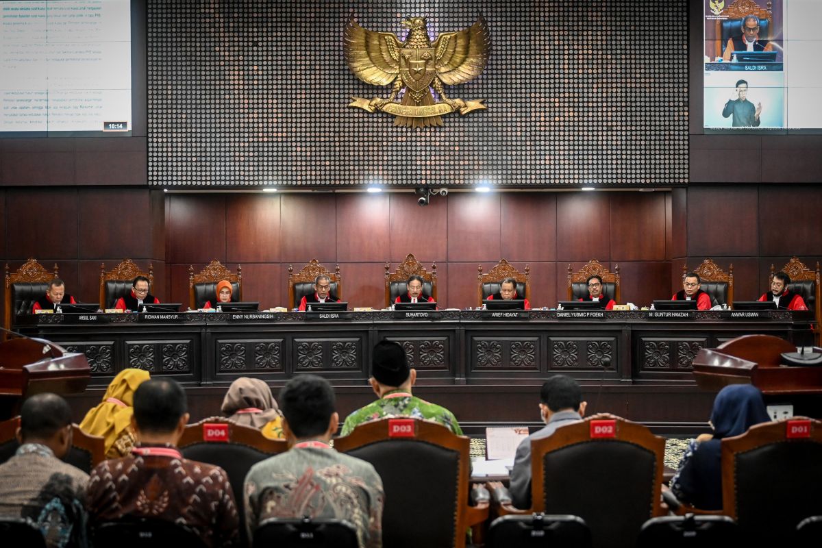 MK menggelar sidang putusan PHPU Pileg 2024 mulai 6 Juni