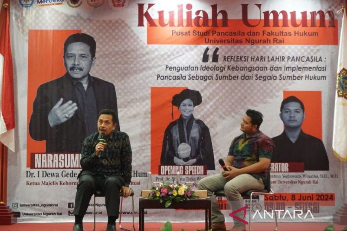 Dewa Palguna: Jadikan Pancasila bagian kehidupan sehari-hari
