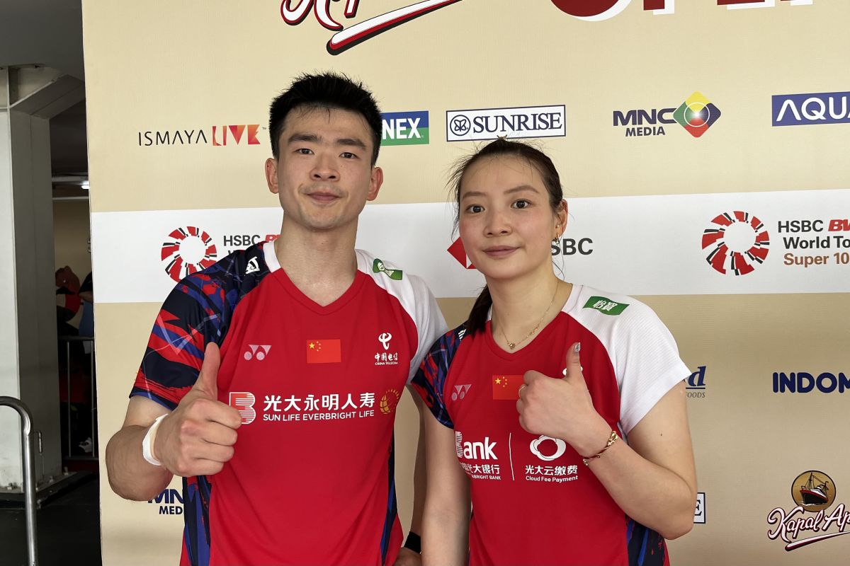 Indonesia Open 2024 - Ganda campuran China Zheng/Huang gagal pertahankan gelar