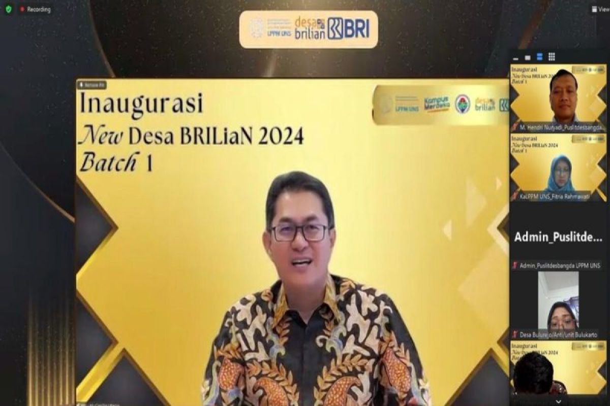 Inaugurasi Desa BRILiaN Batch 1 2024, BRI beri apresiasi bagi 40 desa terpilih