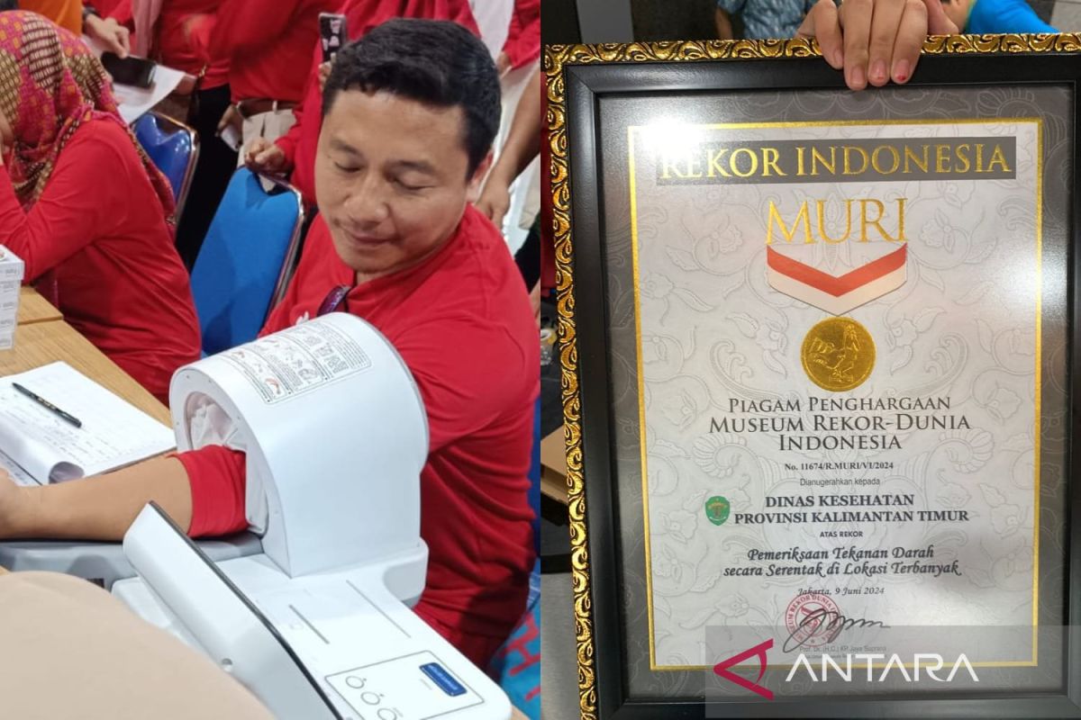 Inilah rekor cek darah massal masuk MURI