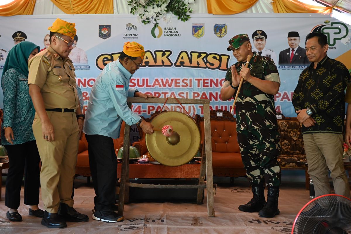 Pemprov Sulteng luncurkan Tetra Pandu 2024 turunkan rawan pangan di Donggala