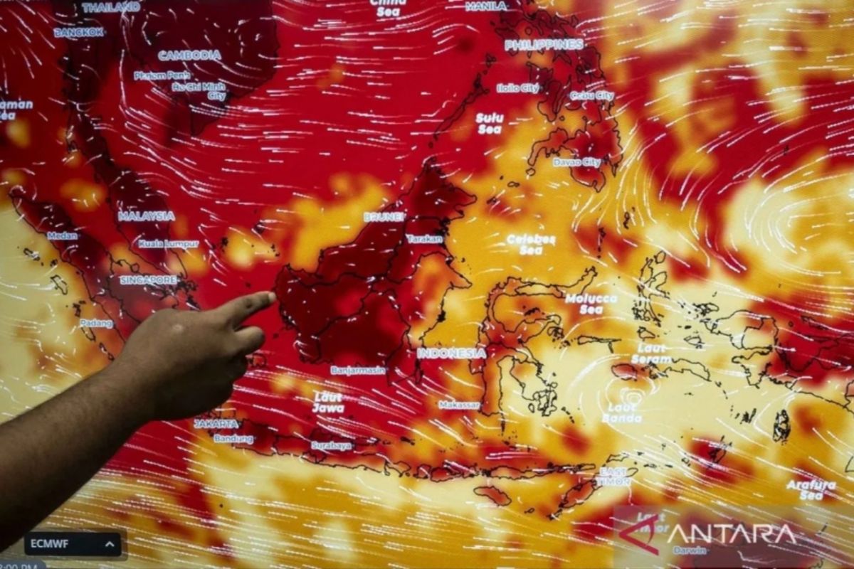 Suhu panas maksimum capai 36 celcius sepekan ke depan