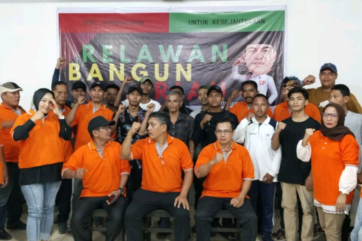 Relawan Bangun Riau dukung SF Hariyanto lanjutkan pembangunan