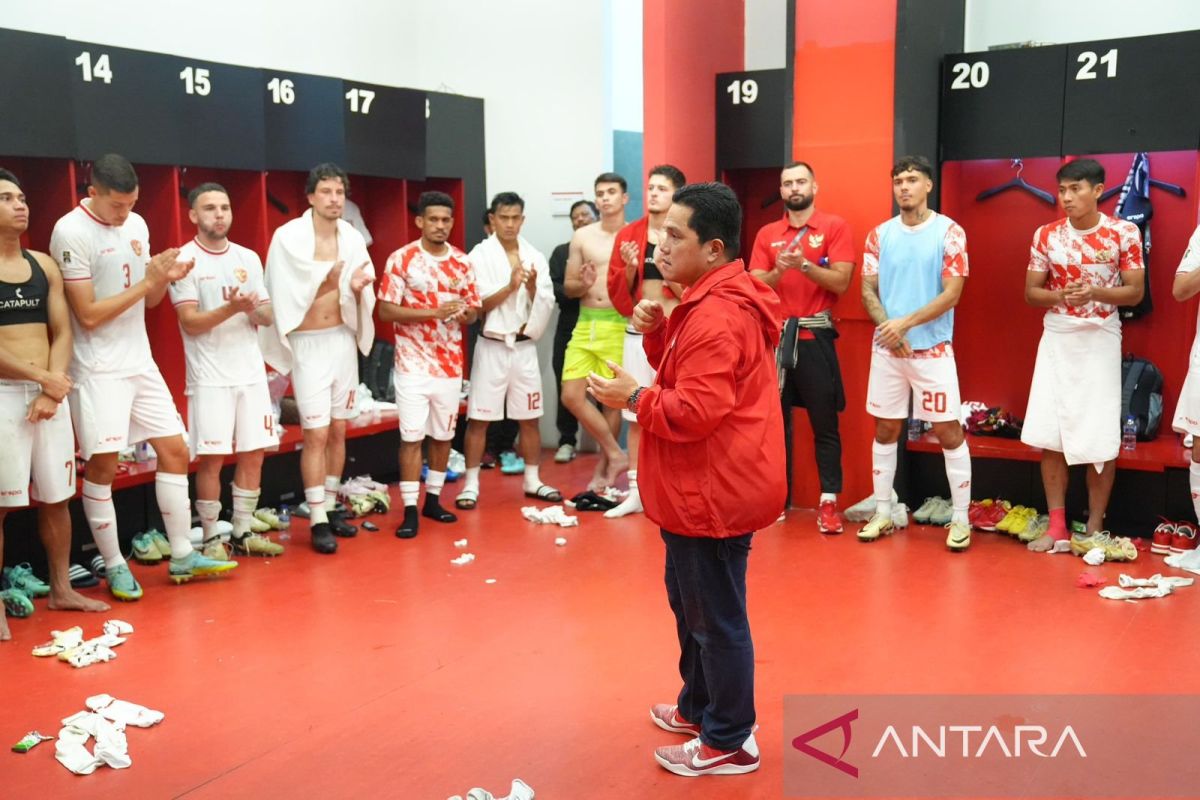 Erick Thohir sanjung semangat juang timnas Indonesia usai kalahkan Filipina 2-0