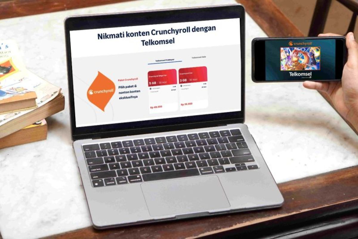 Telkomsel-Crunchyroll kerja sama akses konten anime