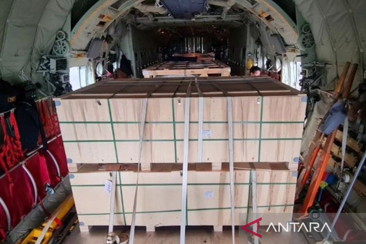 TNI AU dukung pembangunan IKN dengan mengantar mesin pompa air minum