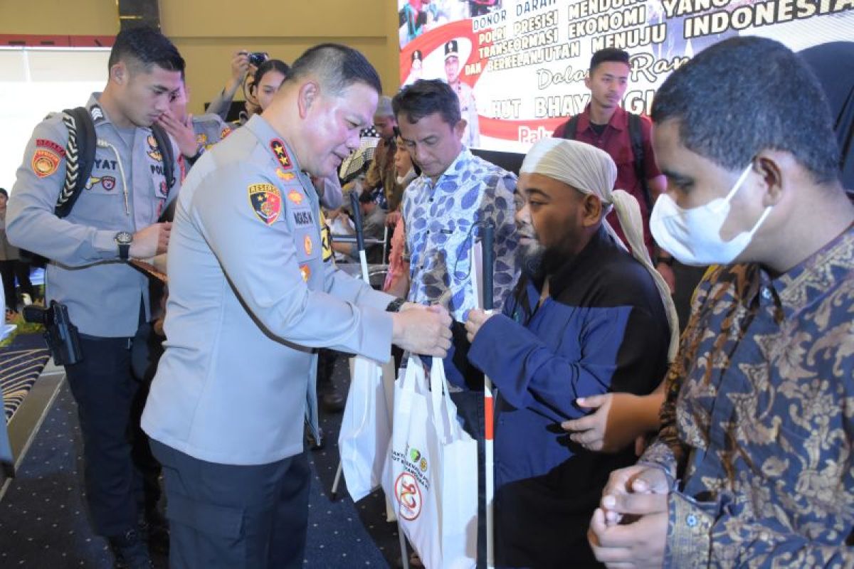 Polda-Sulteng gelar pemeriksaan kesehatan bagi penyandang disabilitas