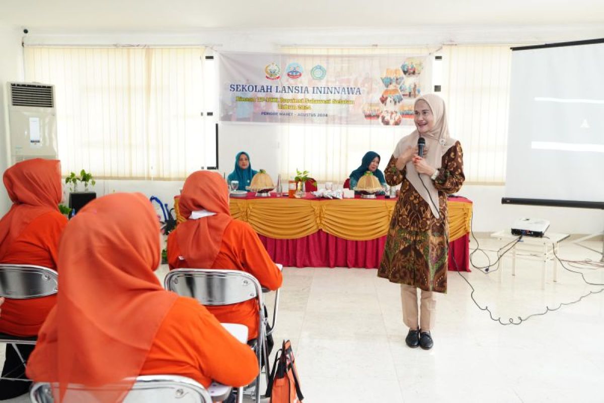 PKK Sulsel hadirkan sekolah lansia sebagai wadah sosialisasi dan pendidikan