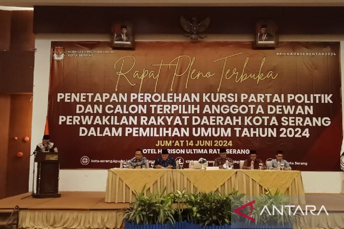 KPU Kota Serang tetapkan 45 anggota DPRD terpilih, berikut namanya