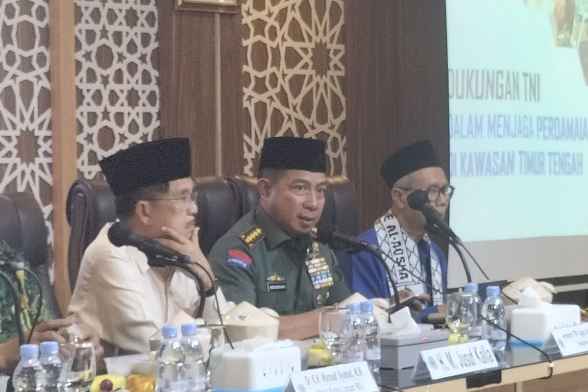 TNI beberkan bantuan yang dikirim untuk Palestina