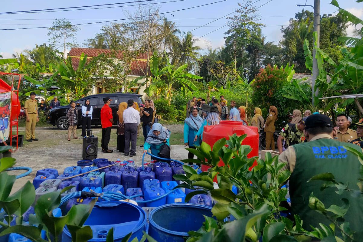 Jumlah warga terdampak kekeringan di Cilacap bertambah