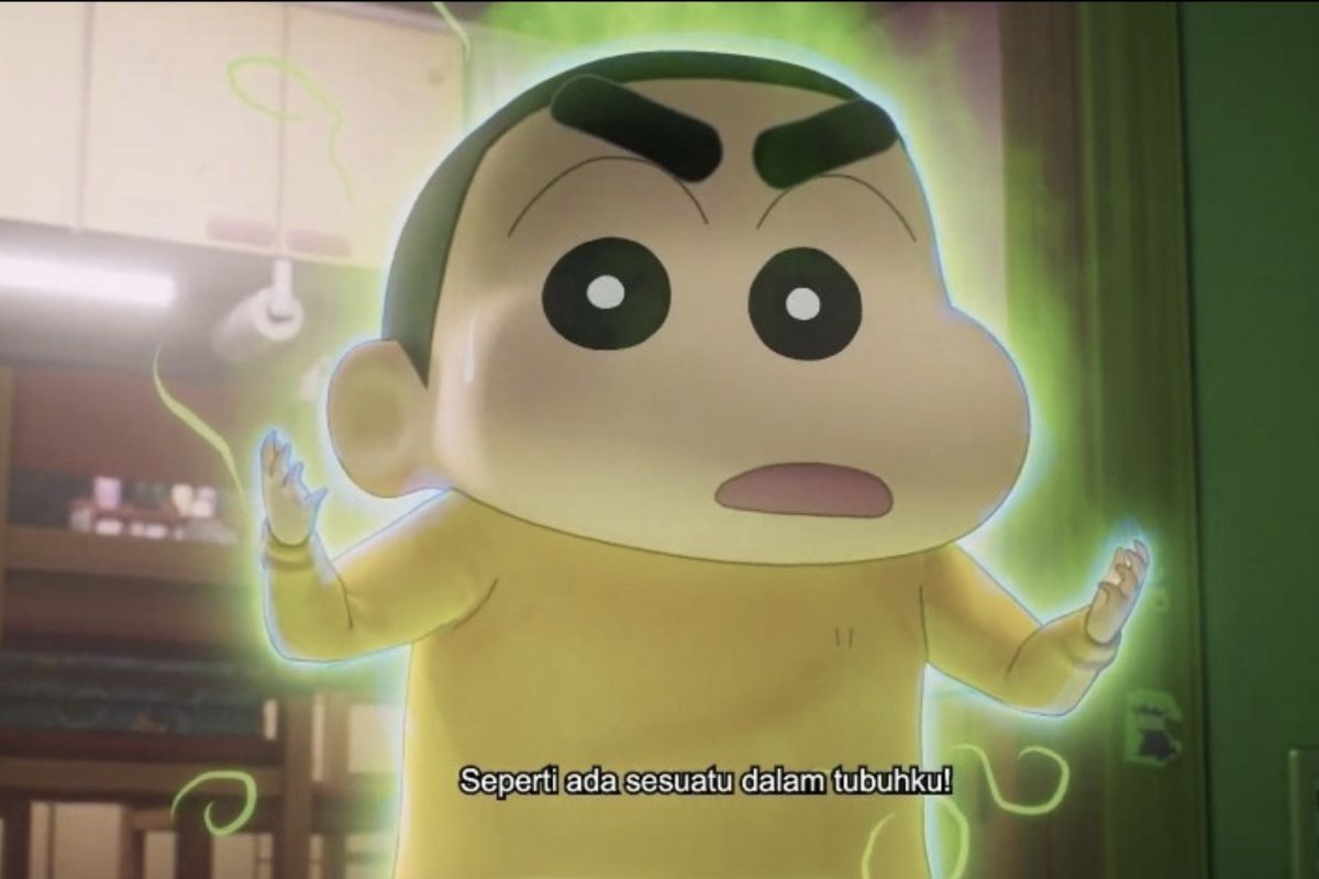 "Crayon Shinchan" jadi "hero"