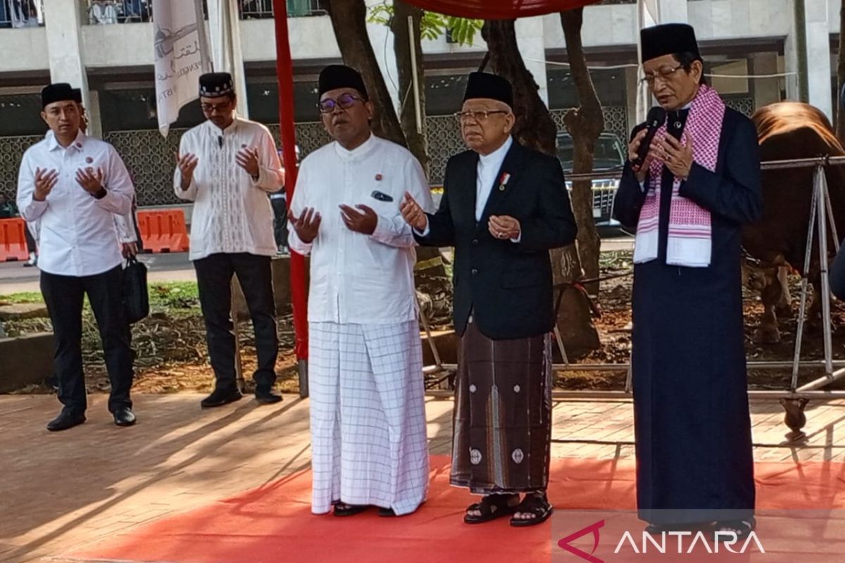 Wapres Ma'ruf Amin: Idul Adha harus dimaknai luas tak hanya sembelih hewan kurban