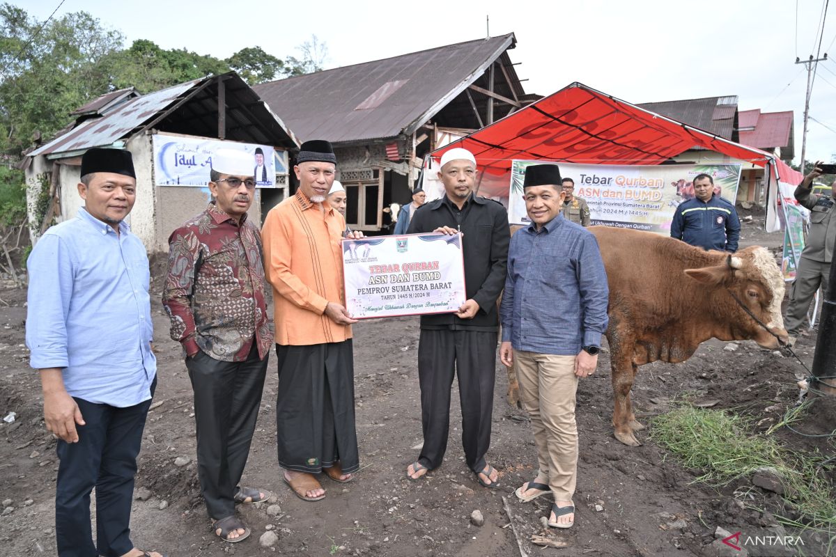 Gubernur: Ibadah kurban gugah kepedulian sosial atasi kemiskinan