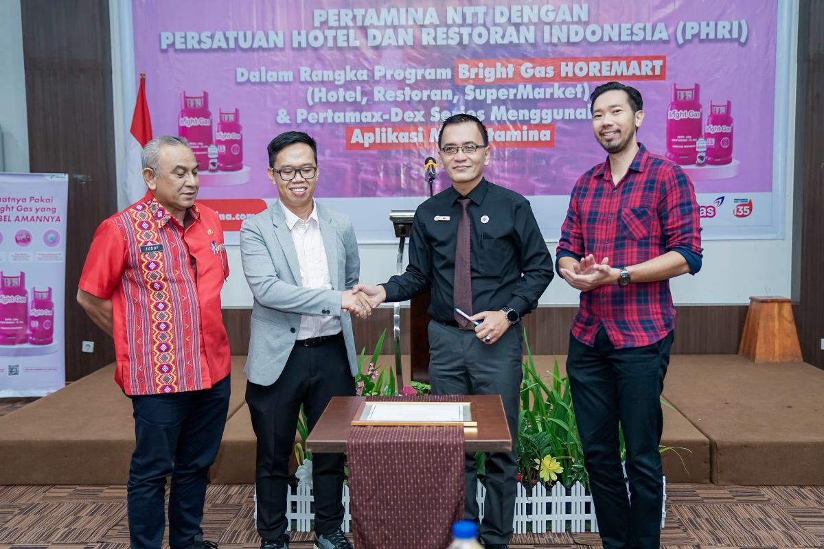 Pertamina gandeng PHRI NTT untuk penggunaan Bright Gas di hotel dan restoran