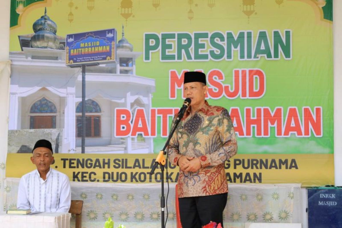 Bupati Pasaman Sabar AS Ajak Masyarakat Jaga Kesinambungan Program Pembangunan