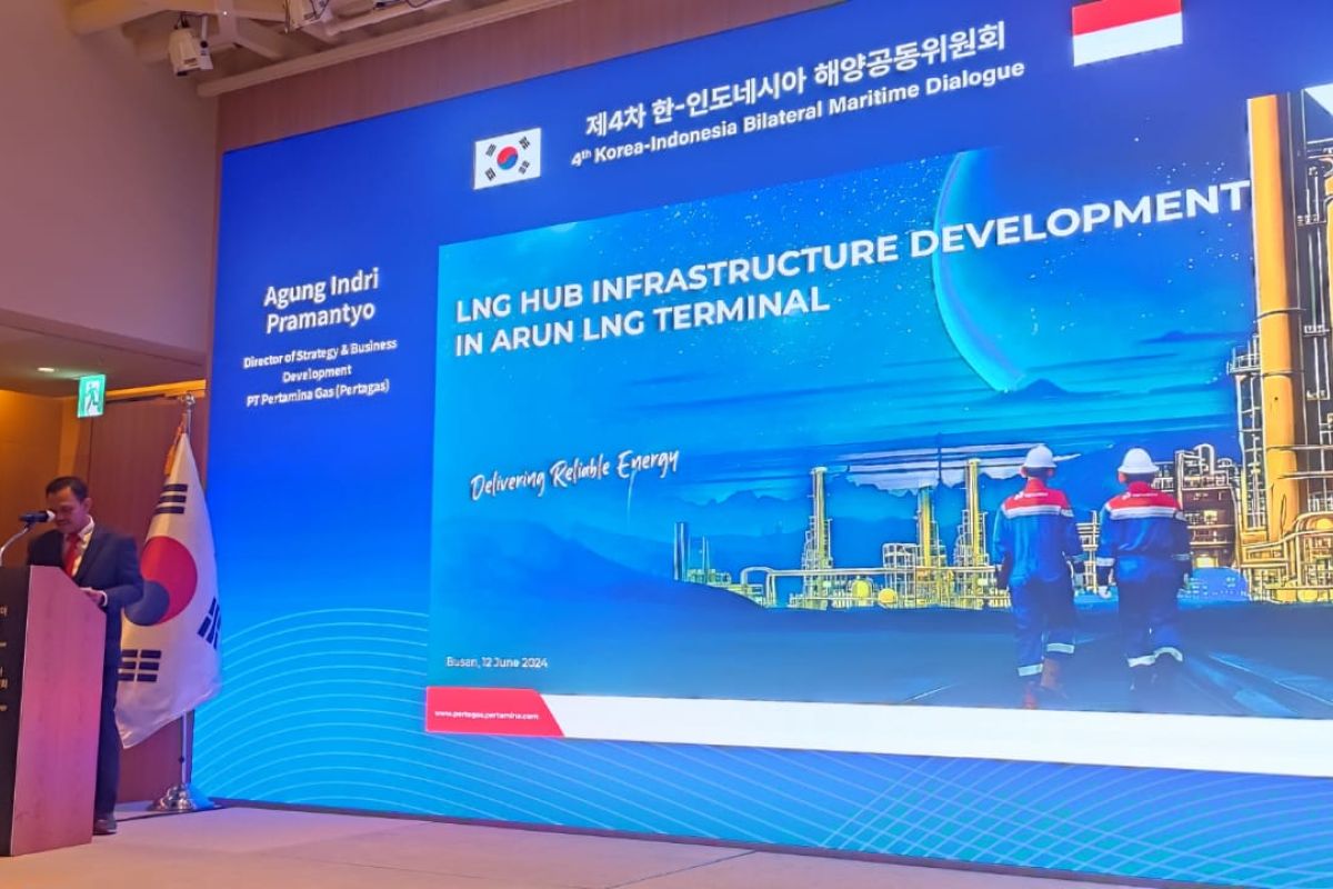 Pertagas-Korsel jajaki kerja sama LNG Hub Terminal Arun