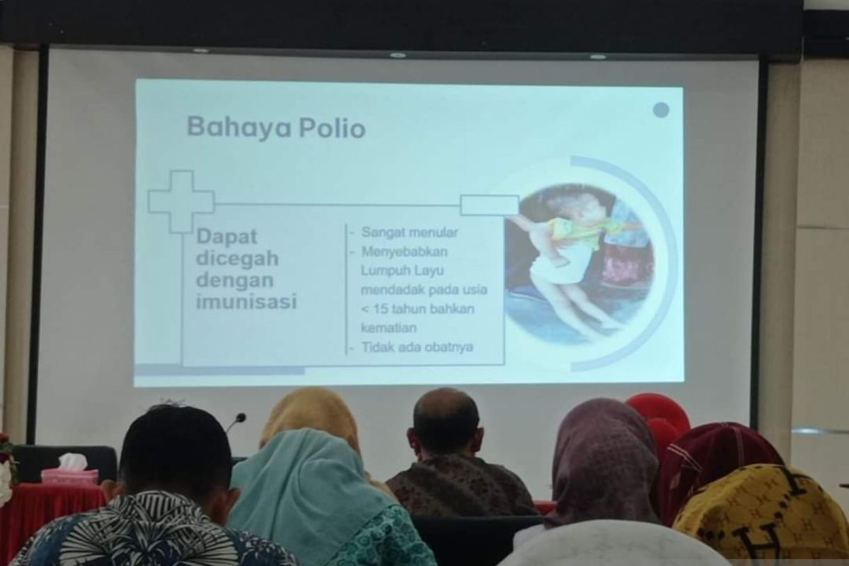 Dinkes Kota Padang minta dukungan semua pihak sukseskan PIN Polio 2024