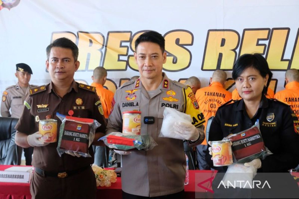 Polda Kaltara berhasil ungkap jaringan narkoba besar dan sita 20 kg sabu