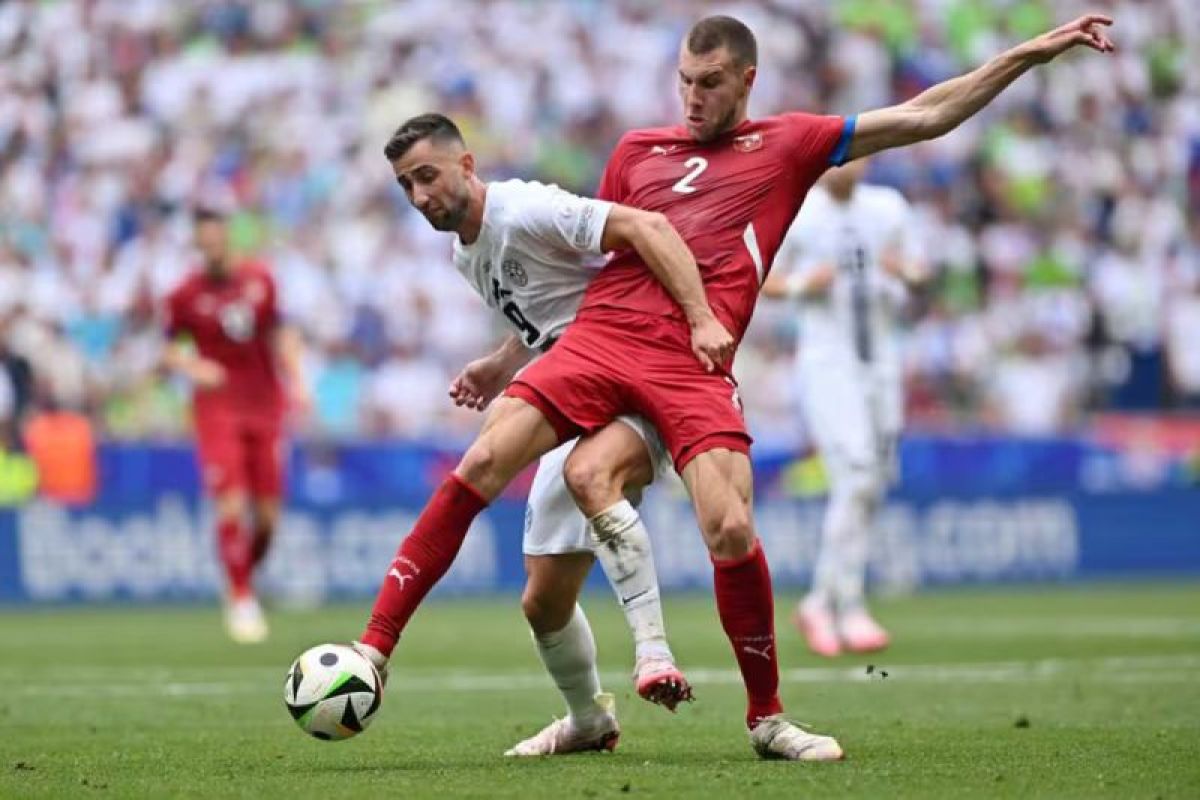 Laga Slovenia vs Serbia berakhir imbang 1-1