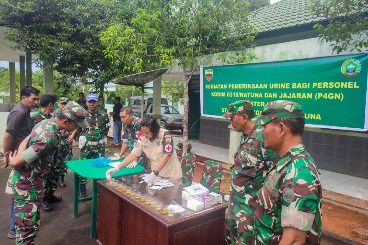 Kodim 0318 Natuna Kepri gelar penyuluhan pemberantasan narkoba bagi anggota