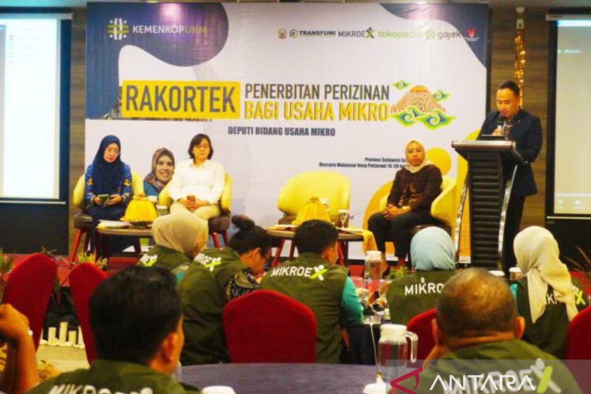 Kemenkop UKM menggelar Rakortek penerbitan perizinan bagi usaha mikro