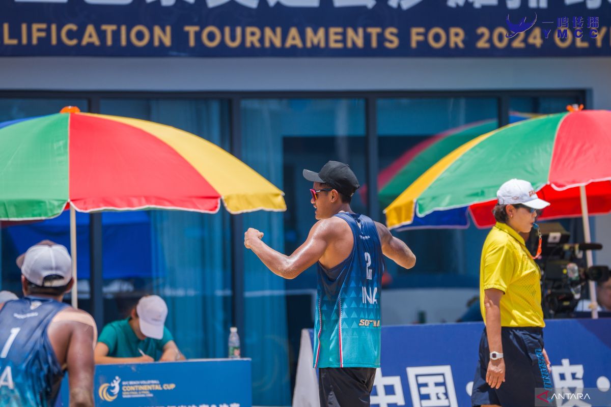 Indonesia huni peringkat keempat di Beach Pro Tour Futures Qidong 2025
