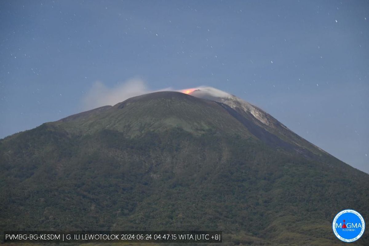 Badan Geologi: Tingkat aktivitas Gunung Ile Lewotolok jadi Waspada