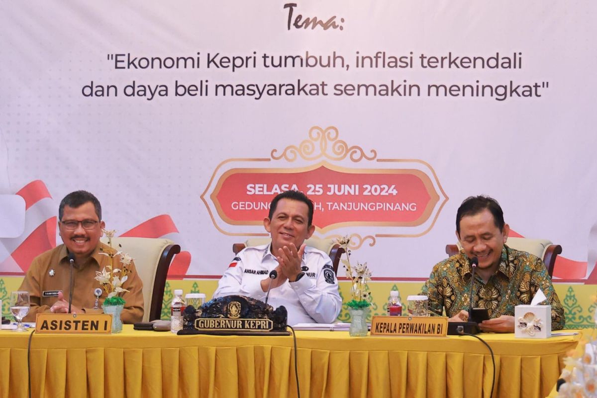 Pemprov Kepri gelar rakor bersama bahas inflasi sampai PPDB