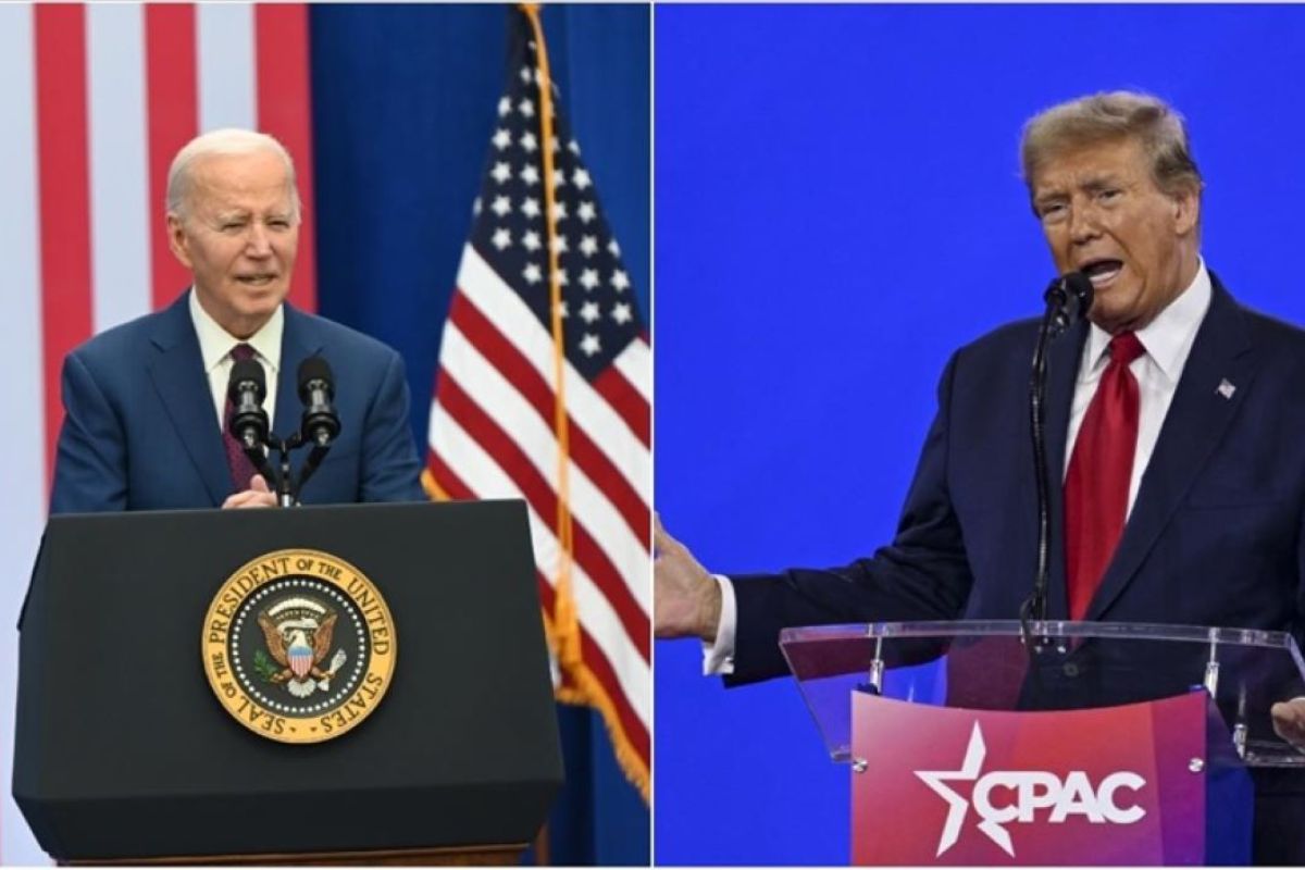 Biden dan Trump kembali berhadapan dalam debat pertama capres AS pada 27 Juni