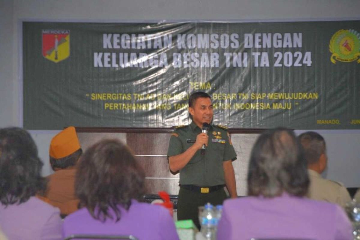 Korem 131/Santiago lakukan  pembinaan Keluarga Besar TNI