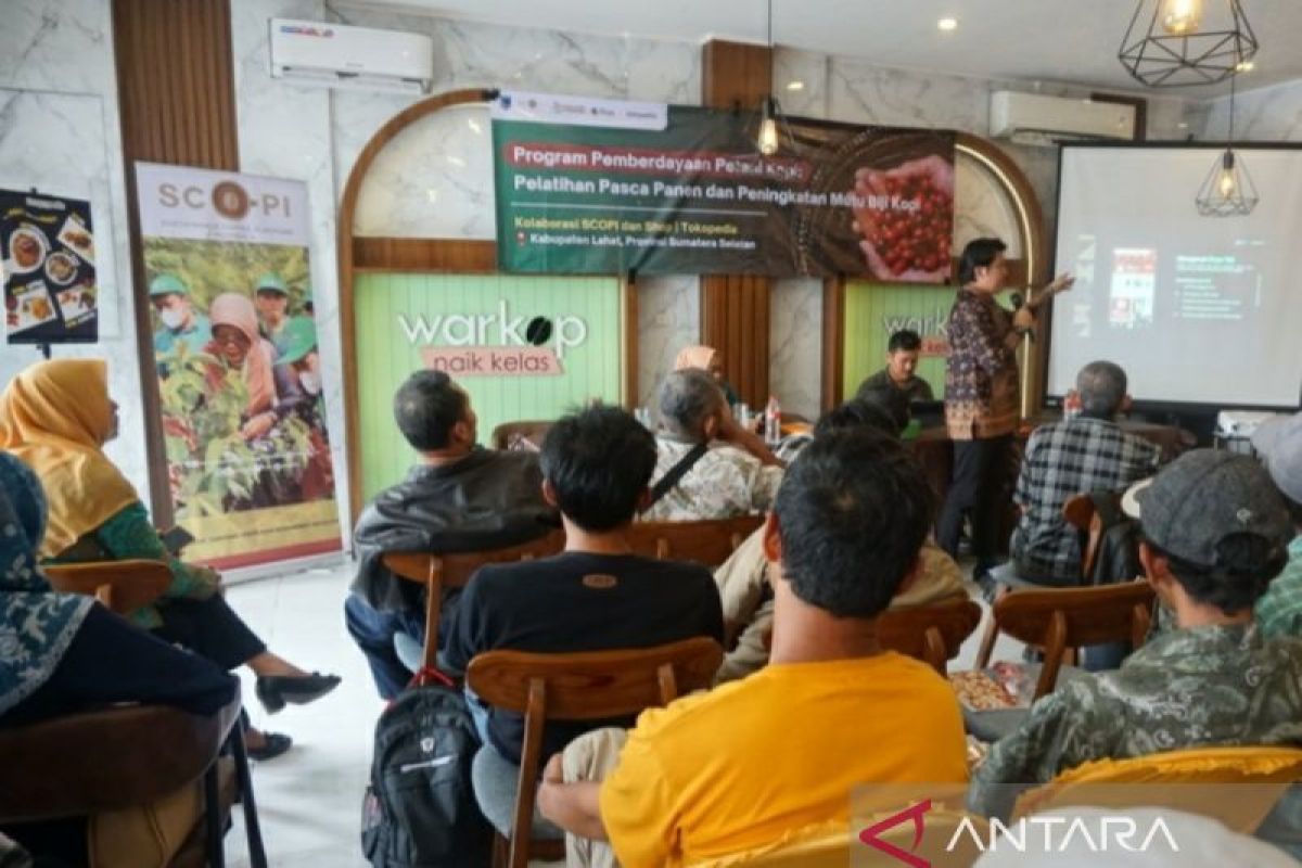 Lahat gandeng Tokopedia dukung  pelatihan peningkatan mutu kopi