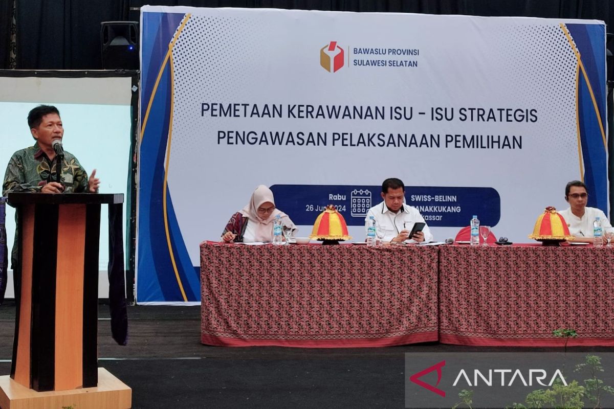 Bawaslu Sulsel gandeng organisasi sipil petakan kerawanan Pilkada 2024