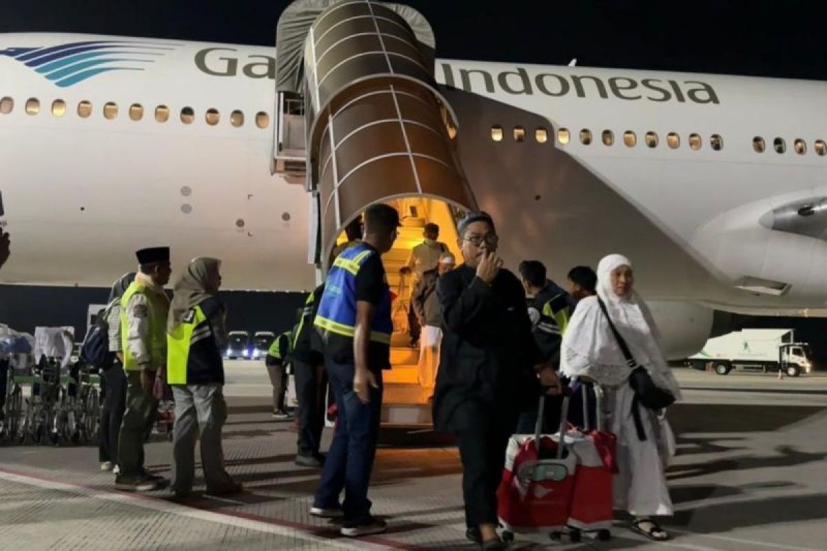 393 Jamaah haji Kloter 4 Lombok Timur NTB tiba di tanah air