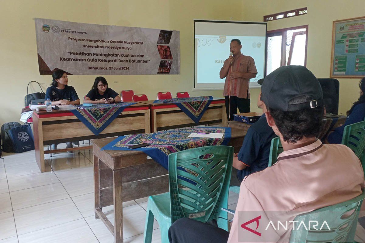 Akademisi ajak  petani gula kelapa Banyumas standardisasi produk