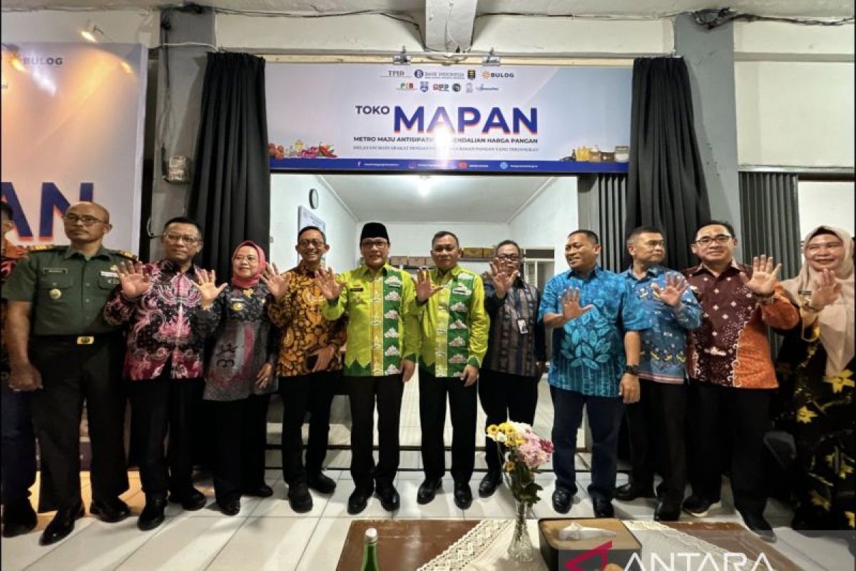 Jaga stabilisasi inflasi, TPID Metro bentuk Toko Mapan