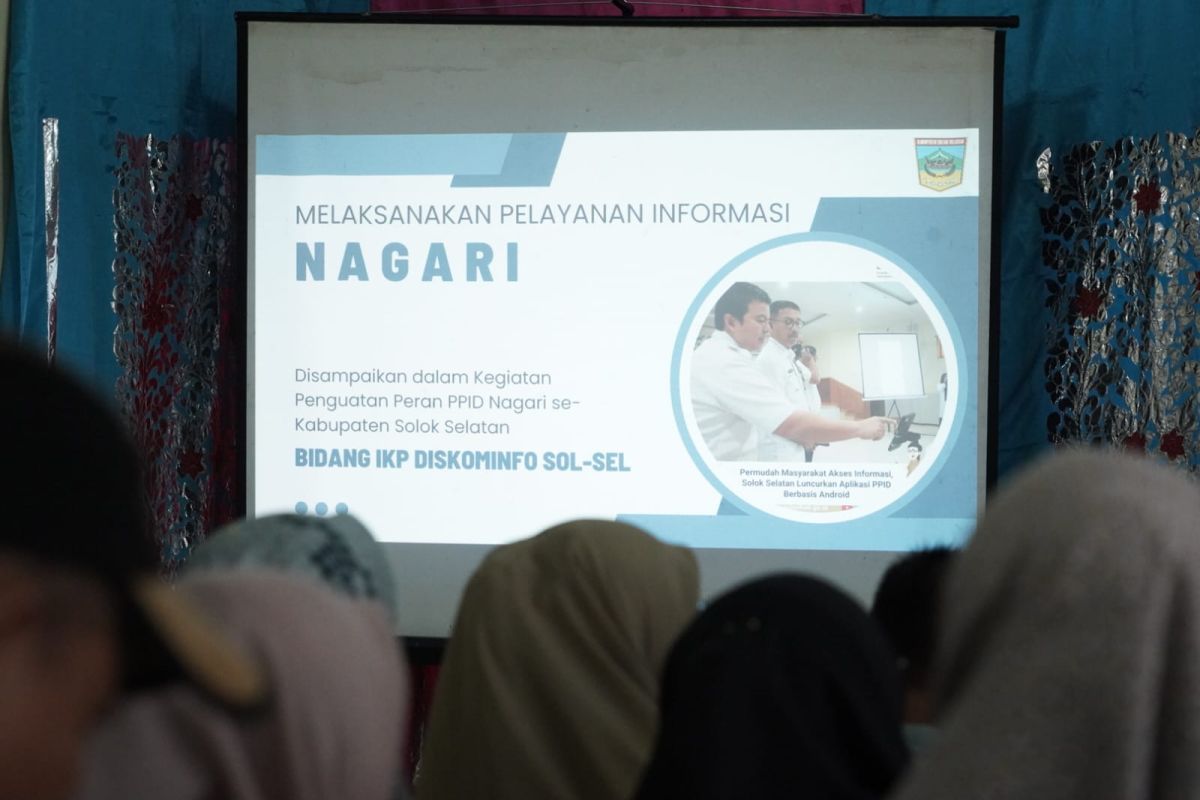 PPID Solok Selatan dorong penguatan pelayanan informasi Nagari